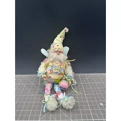 Mark Roberts Santa Fairy 9  Floral Cap Easter Colors Baby Bottle • $89