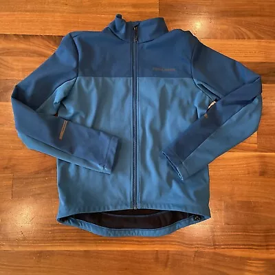 Pearl Izumi Men’s Blue Fleece Lined Soft Shell Cycling Jacket. Size Medium. • $17.99