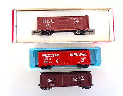 3 N Scale Trains 2 Atlas Rivarossi/Austria 1 Con-Cor  Japan  1960's • $20