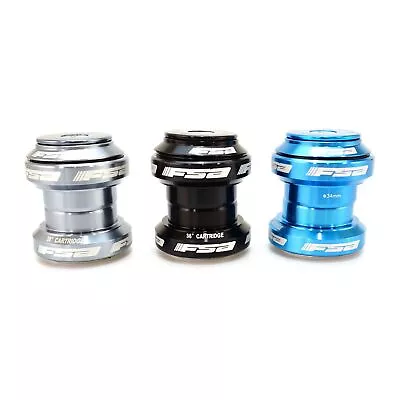 FSA Orbit MX Threadless Bike Headset 1-1/8  34mm With Top Cap - Black Grey Blue • $26.90