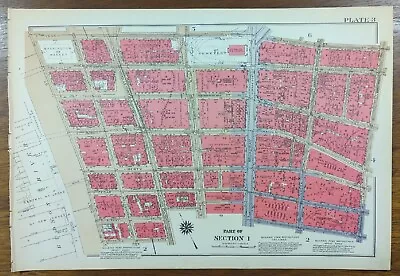 £332.55 • Buy Vintage 1934 WORLD TRADE CENTER SITE MANHATTAN NEW YORK CITY ~ BROMLEY Land Map 