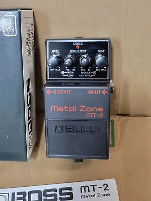 Boss MT-2 Metal Zone Pedal  Guitar Effect • $69