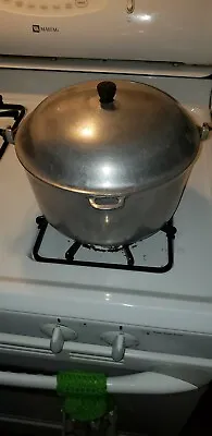 VTG Majestic Cookware 5 Qt Aluminum Dutch Oven Stock Pot Pan With Bail Handle • $60