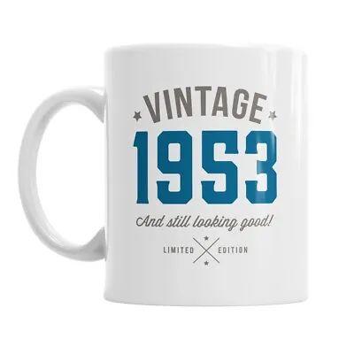 70th Birthday Gift Present Idea For Men Women Ladies Dad Mum Happy 70 Mug • £8.95