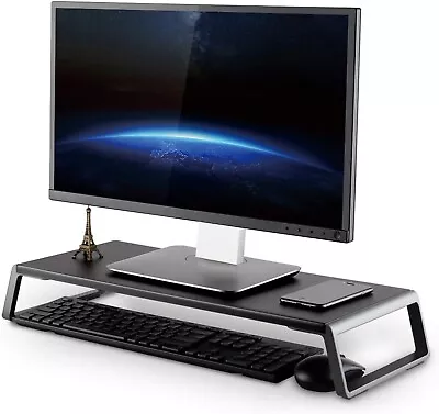 ThingyClub Monitor Stand Riser With Metal Feet For Computer Laptop IMac TV LCD D • £16