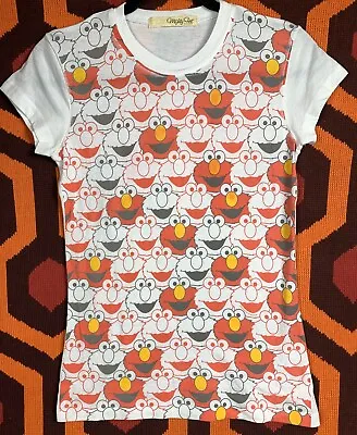 £4.38 • Buy Elmo T-shirt Women’s Small Medium Sesame Street Mighty Fine