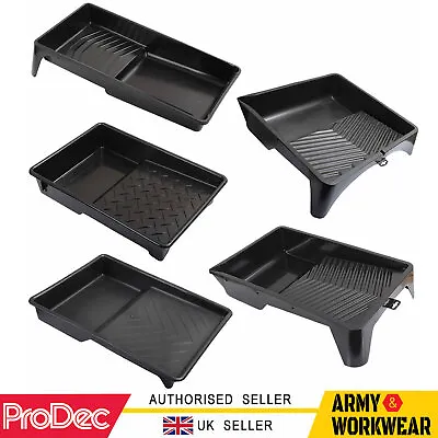 ProDec Roller Tray Black Plastic Heavy Duty For Paint Rollers Plastic Liners  • £4.29