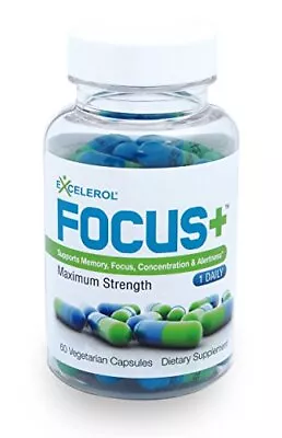 Focus Plus Brain Supplement Capsules 60 Count • $37.06