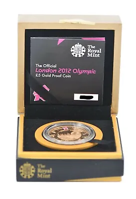 2012 London Olympics 5 Pound Gold Proof Coin • $5000