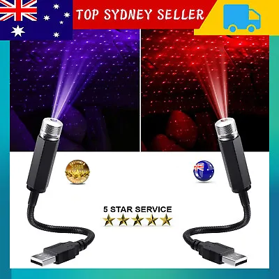 $4.49 • Buy Car USB Star Ceiling Light Sky Projection Lamp Romantic Atmosphere Night Lights