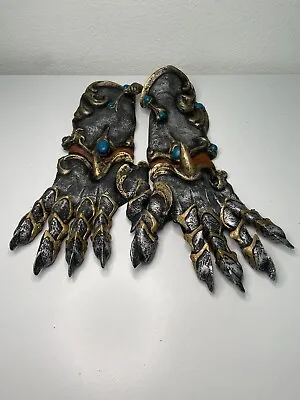 Medieval Gauntlets Halloween Costume Gloves Latex Rubber • $38