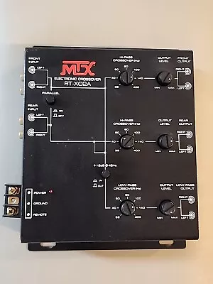 MTX - Electronic Crossover - RT-X02A - 3 Band - RCA Connections - Car Audio • $59.99