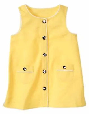 $8.95 • Buy Gymboree Bee Chic Yellow Sleeveless Tunic Top NWT Sz 12 *Retail Store*
