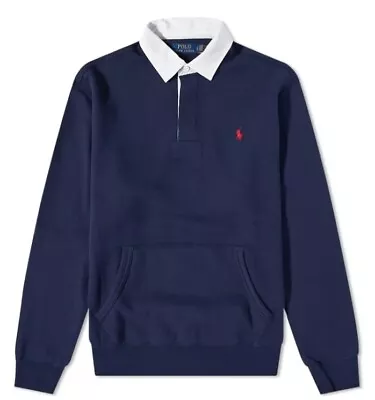 Mens Genuine Polo Ralph Lauren Heavyweight Rugby Sweat XSM L 2XL 5XL 6XL • £49.99