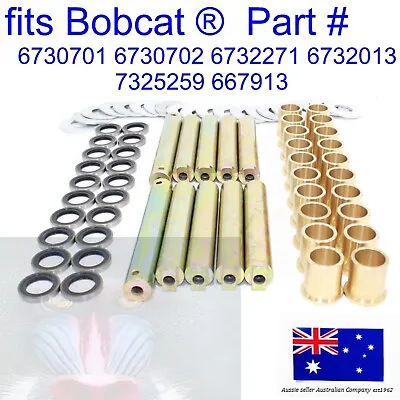 For Bobcat Mini Track Loader Pin Brass Bush Seal Washer Kit MT50 MT52 MT55 MT85  • $828.50