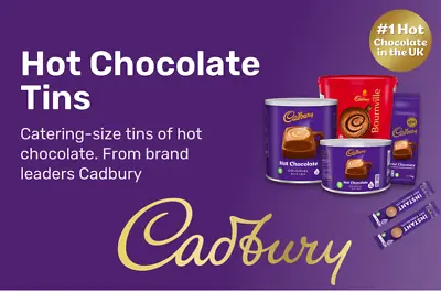 Cadbury Hot Drinking Chocolate Range Add Water Or Milk Sachets Or Tubs 1kg-2kg • £13.99