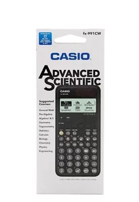 Brand New - Casio Fx-991CW Advanced Scientific Calculator  - Black Free Shipping • $34.18