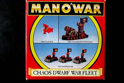 OOP Citadel / Warhammer Metal Man O' War Chaos Dwarf War Fleet • £89.99