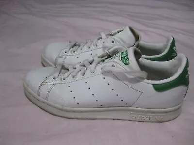 Adidas Stan Smith Shoes White/Green Size Mens US 6 UK 5.5 EUR 38.3 • $30