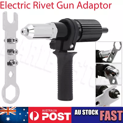 $15.99 • Buy Rivet Pop Gun Adaptor Cordless Drill Electric Nut Riveting Riveter Insert Tools
