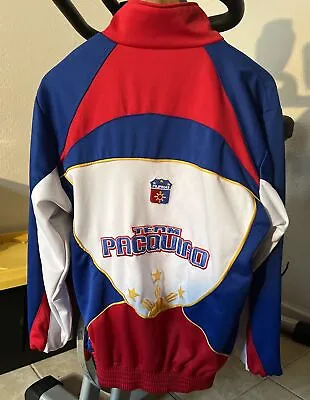 Vintage Manny Pacquiao Hoops Boxing Full Zip Jacket Sweater • $49.99