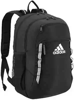 ADIDAS EXCEL V 19  LARGE DURABLE Backpack School 15  Laptop Bag BLACK $65 NWT • $44.25