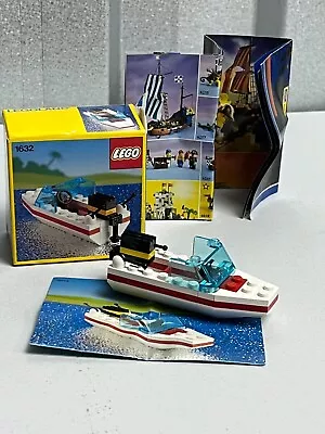 LEGO 1632 Motor Boat Classic Town With Box Instructions Vintage 1990 • $60