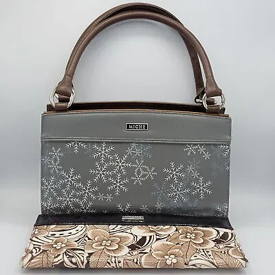 Miche Classic Purse Snowflake Shoulder Bag With Extra Leila Shell And Straps • $41.95