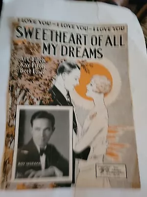 I Love You I Love You I Love You Sweetheart Of All My Dreams Sheet Music Art SM1 • $7.99