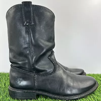 Frye Boots Mens Size 11 D Black Leather Mid Calf • $69.87