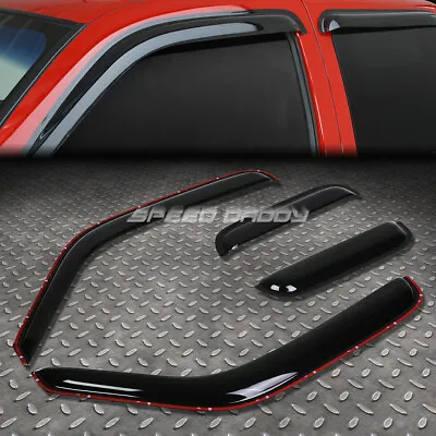 Smoke Tint Window Visor Shade/sun Wind/rain Deflector For 99-11 Ranger Ext Cab • $32.38