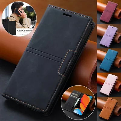 $3.88 • Buy Leather Case For IPhone 7 8 6 6S Plus 11 12 13 Pro Max X XR XS Flip Stand Cover