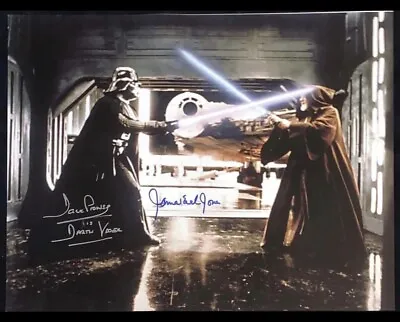 James Earl Jones & Dave Prowse Signed Star Wars 16x20 Alec Guinness Darth Vader • $1999.99