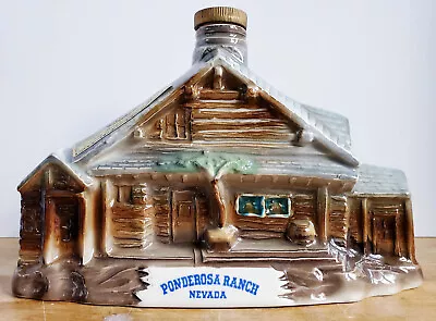 VTG Jim Beam 1969 Bonanza Ponderosa Ranch Lake Tahoe Cabin Whiskey Decanter • $64.97