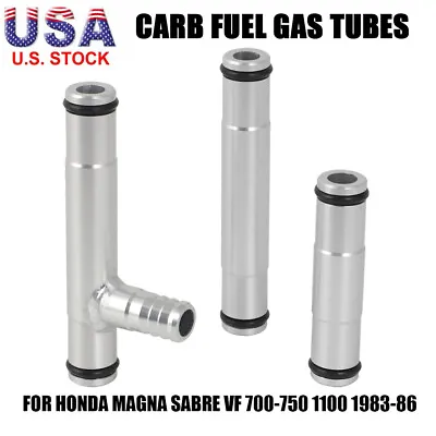 Carb Fuel Gas Tubes Aluminum Alloy For Honda Magna Sabre Vf 700-750 1100 1983-86 • $26.69