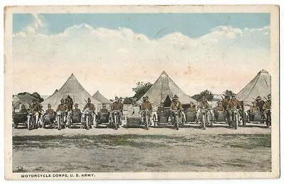 WW1 World War 1 U.S. Army Motorcycle Corps 1918 • $7.99