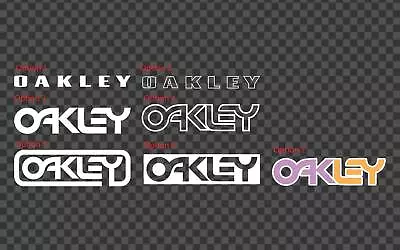 Oakley Decal Sticker Car Windshield Bike Golf Snowboard Helmet Many Sizes Colors • $9.99