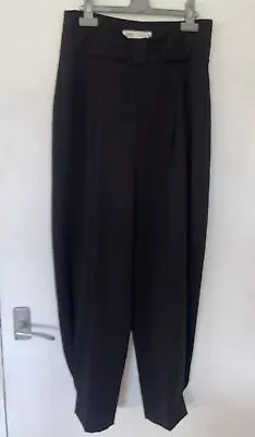  Zara Sz M UK 10? Black Balloon TROUSERS  • £13