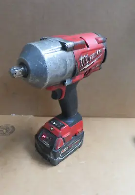 Milwaukee 2766-20 M18  Fuel 1/2  High Torgue Impact Wrench W/ 5.0 Ah Battery* • $111