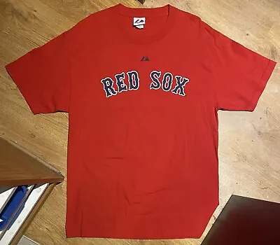 Boston Red Sox  Victor Martinez #41 Mlb Red Majestic T-shirt - Size Large • $18.21