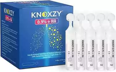 KNOXZY Isotonic Saline Solution 0.9% Hyaluronic Acid Diluent For Inhalators • £15.99