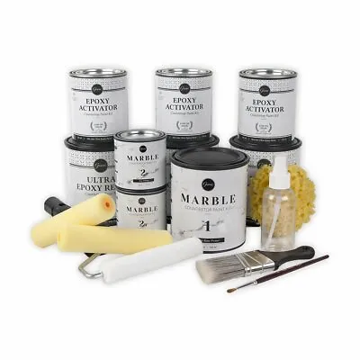 Giani Marble Epoxy Countertop Kit Carrara White • $209.95