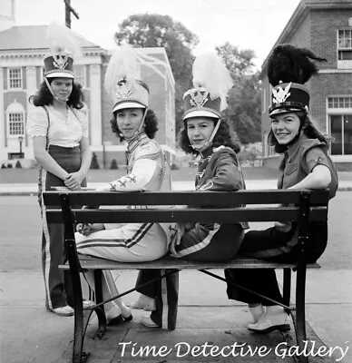 Band Majorettes - C. 1940 - Historic Photo Print • $10