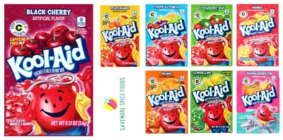 £4.99 • Buy KOOL AID SACHET - DRINKS - AMERICAN CANDY SWEET SUMMER DRINK - 8 X 6g OR 16 X 6G