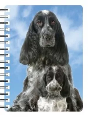 Cocker Spaniel With Puppy 3D Notebook Ideal Gift For A Cocker Spaniel Lover • £3.99