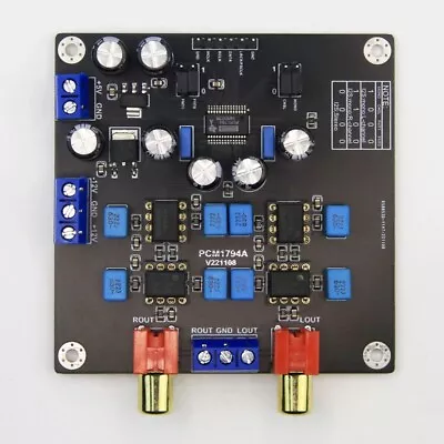 PCM1794A Audio Decoder Board DAC Module Decoding Kit 24Bit 192KHz I2S • £28.49