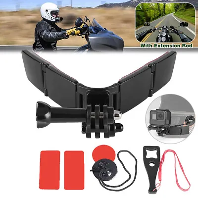 Universal Motorcycle Helmet Chin Mount Kit For GoPro Hero 9/8/7/6/5 Camera AU • $20.95