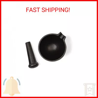 Fox Run Mortar And Pestle Cast Iron Black • $27.41