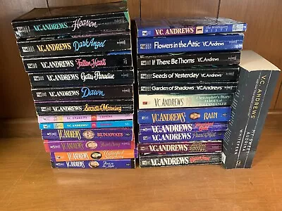 $47.99 • Buy V C Andrews Mixed Lot Of 24 Paperback Flowers In The Attic, If There Be Thorns