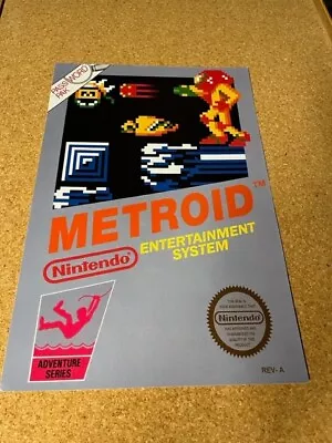 Metroid Original NES Nintendo Video Game Art Poster - 12  X 18  • $7.99